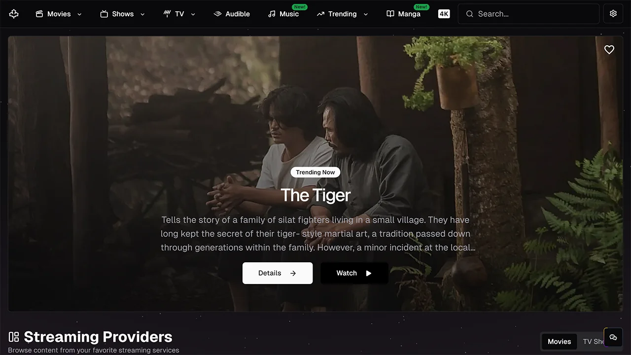 MappleTV homepage preview